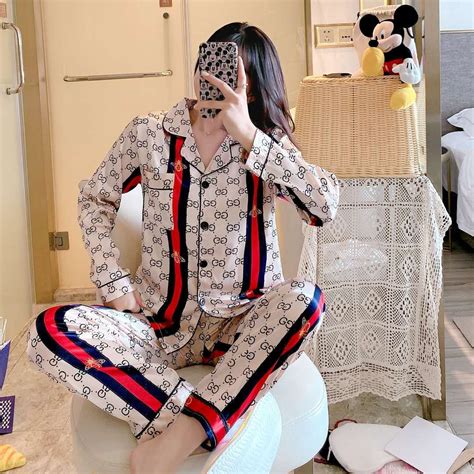 gucci pajamas set|gucci pajamas set women's.